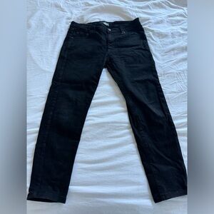 men’s black skinny denim